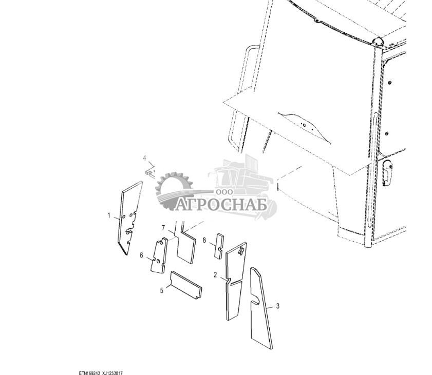 Пена для переднего пульта управления (329328 - ) - ST923937 326.jpg